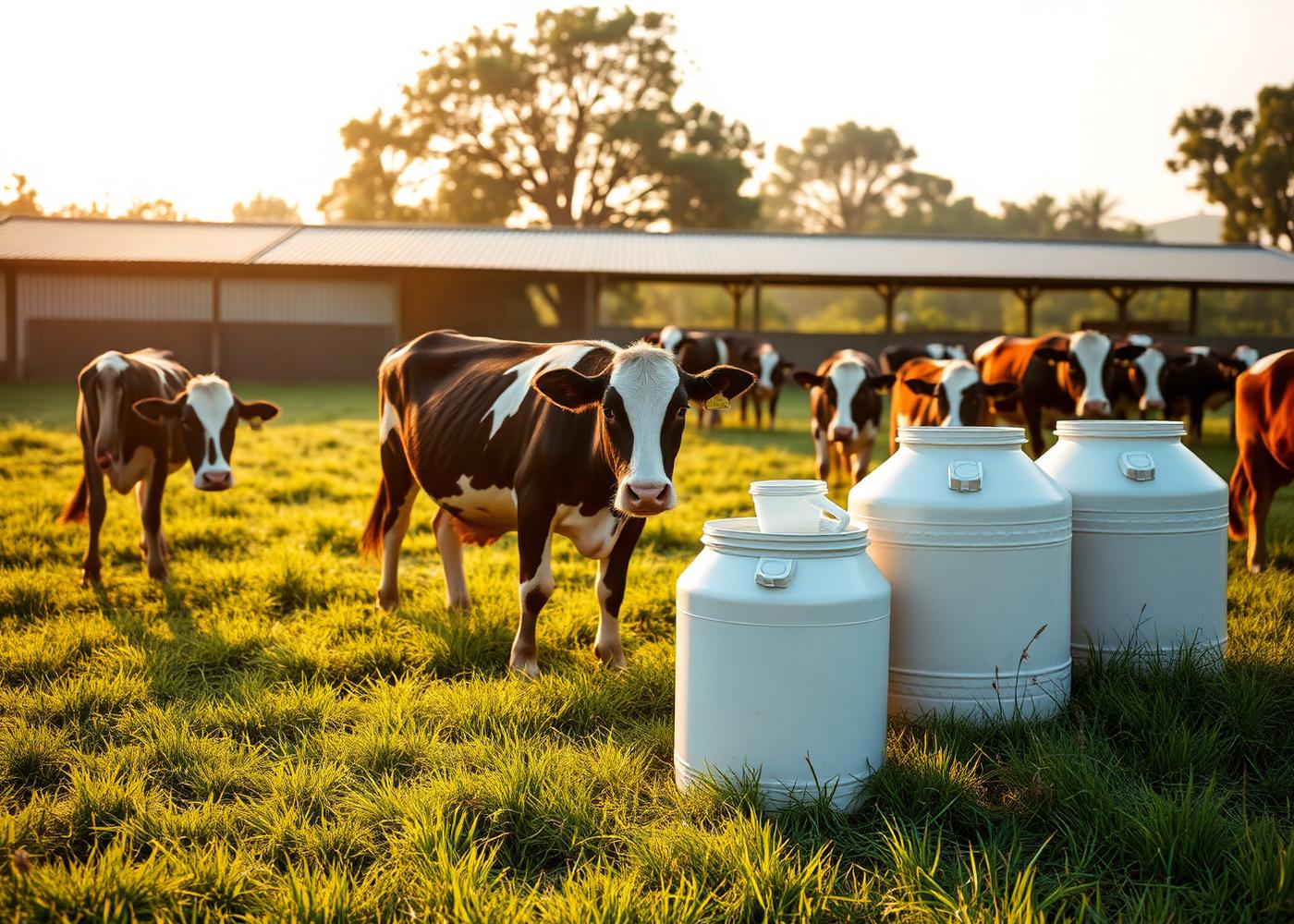 Milk collected at dawn, ghee in the jar by evening