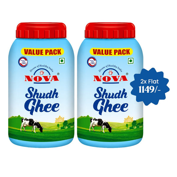 Nova Shudh Ghee 2x800ML JAR