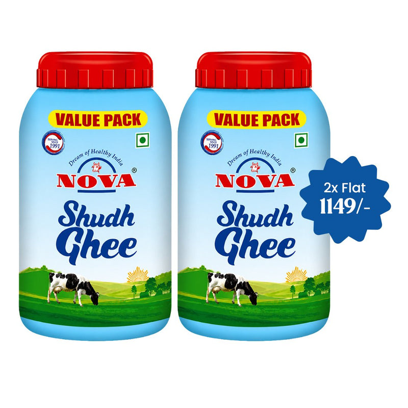 Nova Shudh Ghee 2x800ML JAR