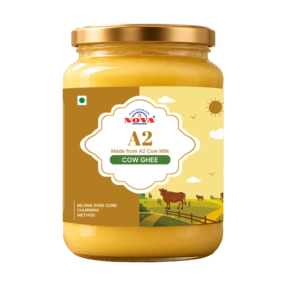 Nova A2 Cow Ghee – Bilona Method (500ml)