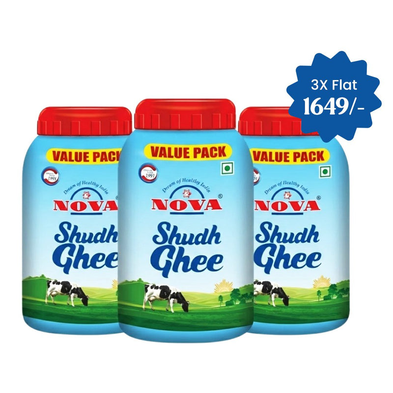 Nova Shudh Ghee 3x800 ML JAR