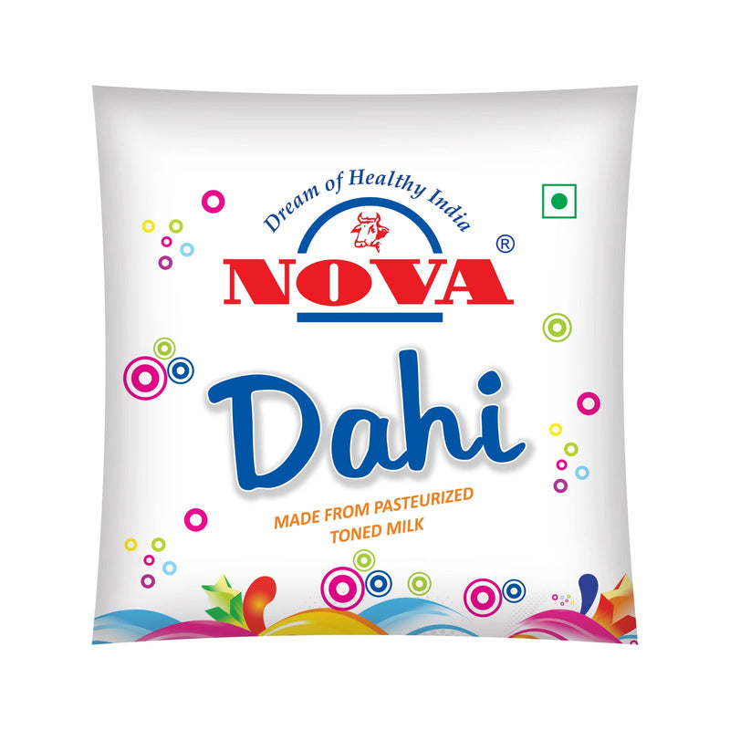 Nova Fresh Dahi 180 Gm  (Pouch)