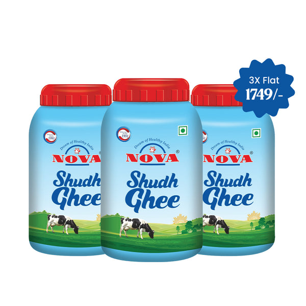 Nova Shudh Ghee (1×3) 3LTR Jar