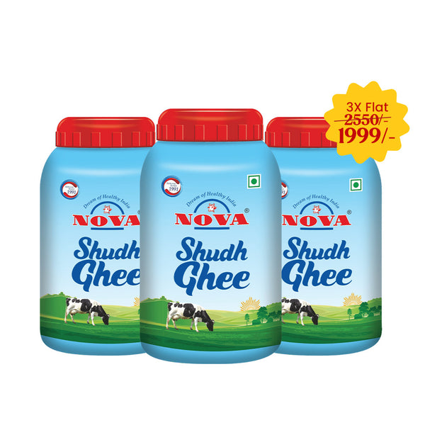Nova Shudh Ghee (1×3) 3LTR Jar