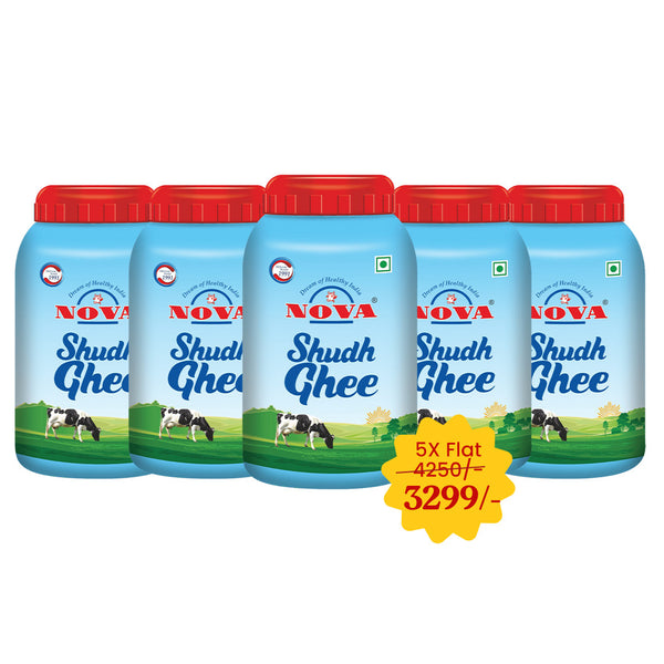 Nova Shudh Ghee (1×5) 5LTR Jar