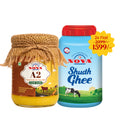 A2 Cow Ghee 500ML & Sudh Ghee 1L Combo