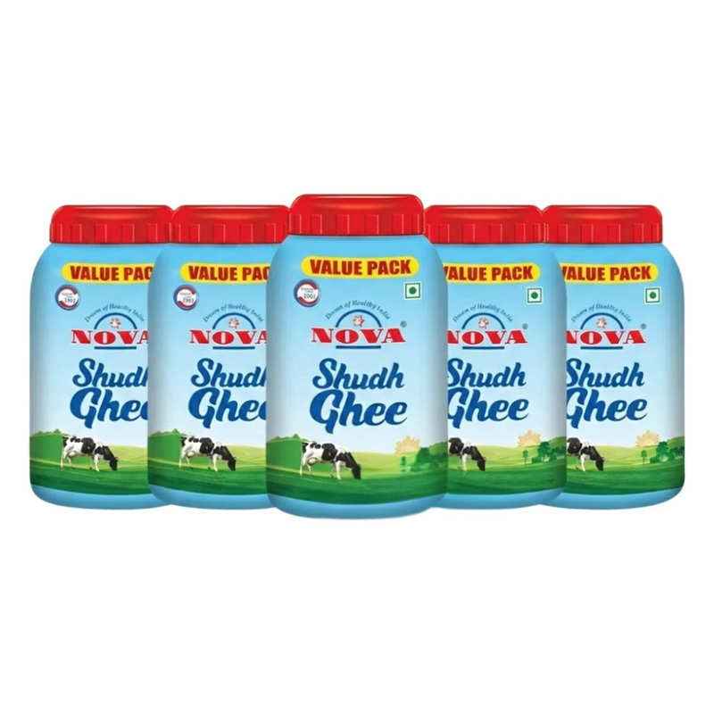 Nova Shudh Ghee 5 x 800 ML JAR