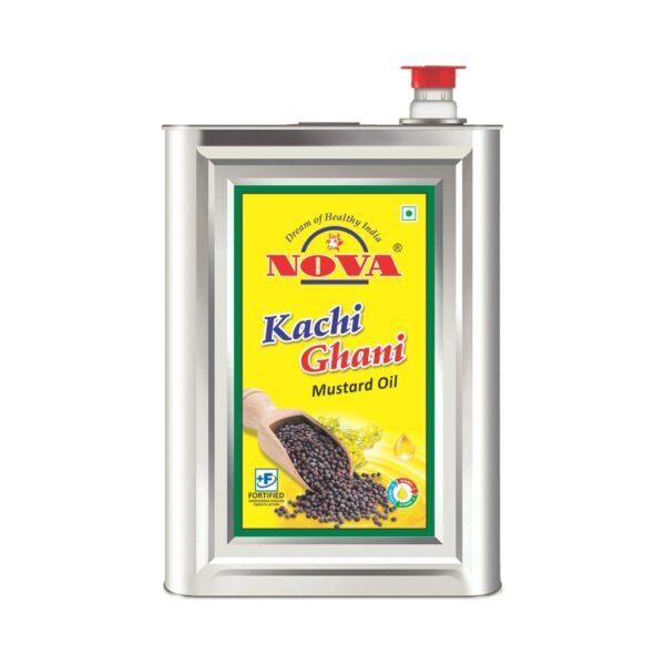 Nova Kachi Ghani Mustard Oil – 15L Tin
